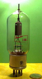 A photo of a vacuum tube